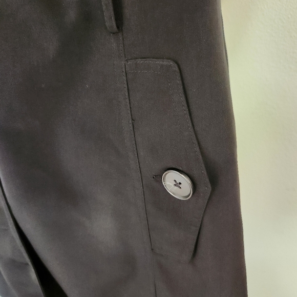 Black London Fog trench coat size large‎ - Picture 5 of 14